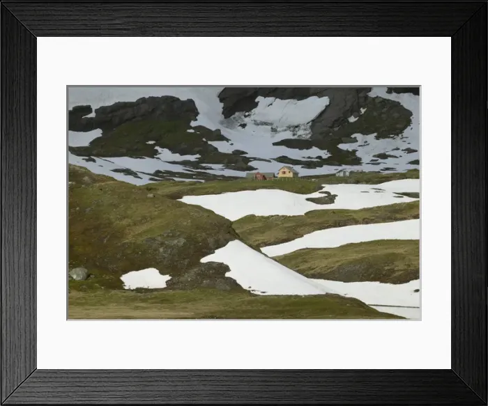 Framed Print : Mountain cabin between the Vic and Gudvagen enroute to, Sogne Fjord Southern Fjord Framed Print : Mountain cabin between the Vic and Gudvagen enroute to, Sogne Fjord Southern Fjord