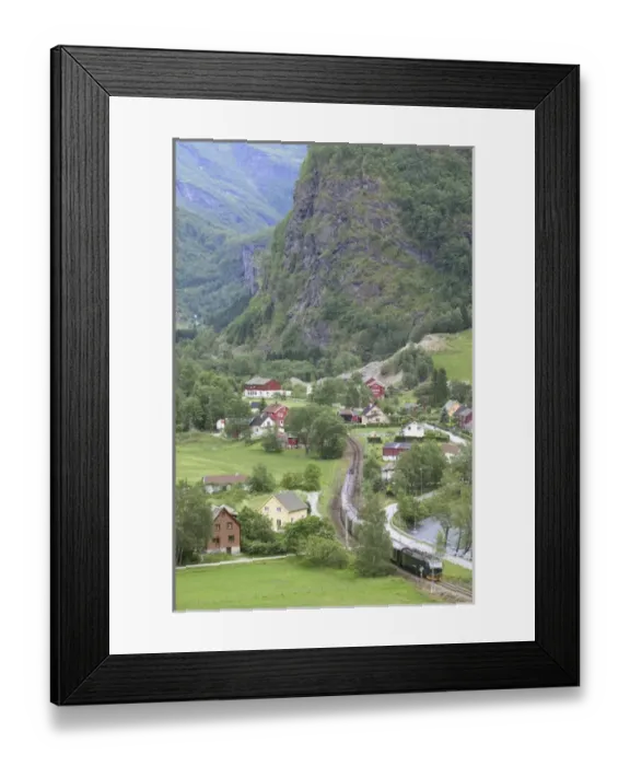 Framed Print : The Flam Railway - an incredibel train journey from the mountain station at Myrdal Framed Print : The Flam Railway - an incredibel train journey from the mountain station at Myrdal
