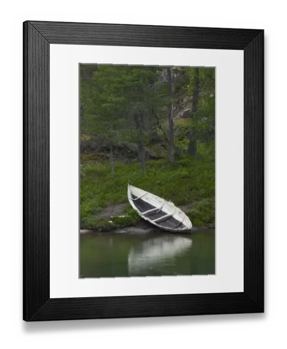Framed Print : row Boat Norwegian Sogne Fjord; Southern, Fjord, Norway Framed Print : row Boat Norwegian Sogne Fjord; Southern, Fjord, Norway