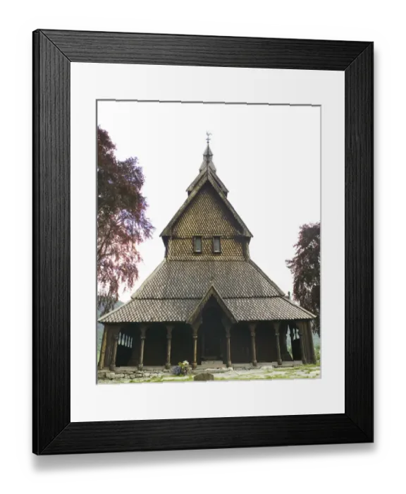 Framed Print : Hopperstad Stave Church, Sogne Fjord VIC norway Framed Print : Hopperstad Stave Church, Sogne Fjord VIC norway