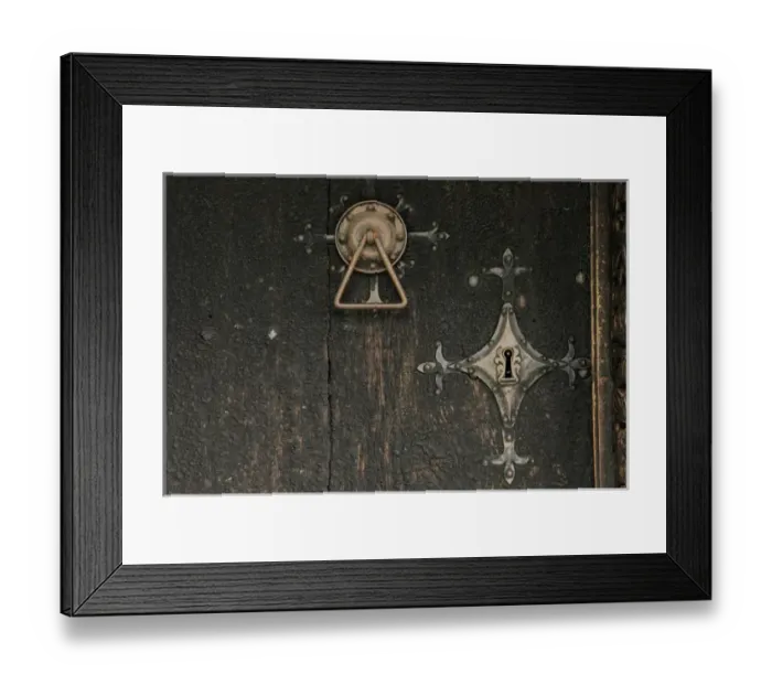 Framed Print : Door lock Hopperstad Stave Church, Sogne Fjord VIC norway Framed Print : Door lock Hopperstad Stave Church, Sogne Fjord VIC norway