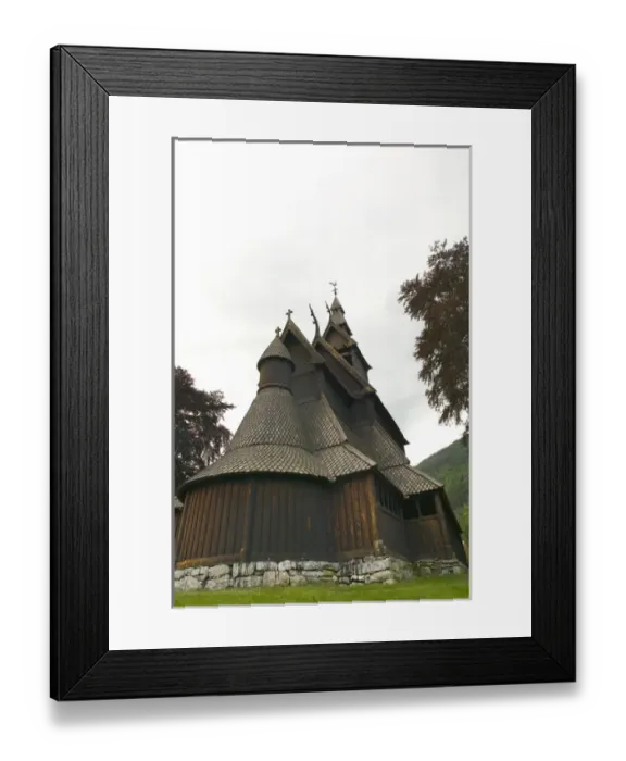 Framed Print : Hopperstad Stave Church, Sogne Fjord VIC norway Framed Print : Hopperstad Stave Church, Sogne Fjord VIC norway
