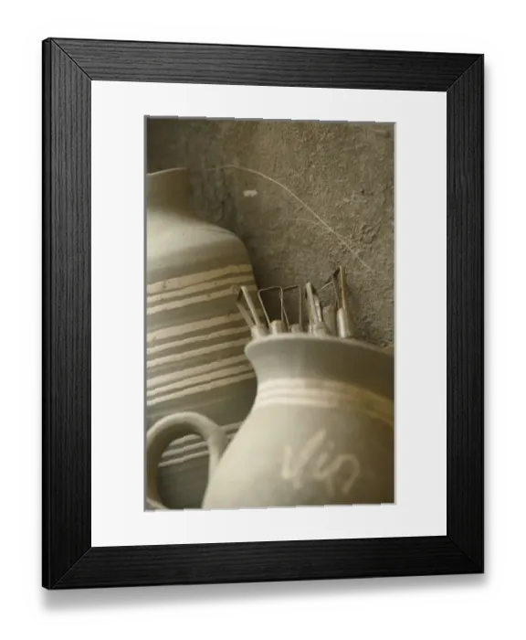 Framed Print : Norway, Egersund, potters tools Framed Print : Norway, Egersund, potters tools