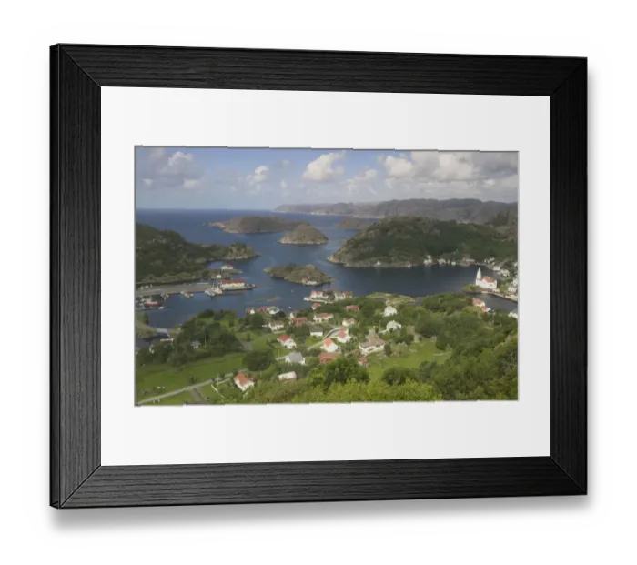 Framed Print : Norway, Hydra Island village Framed Print : Norway, Hydra Island village
