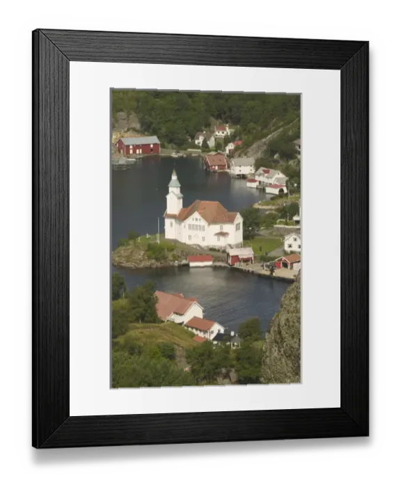 Framed Print : Norway, Hydra Island village Framed Print : Norway, Hydra Island village