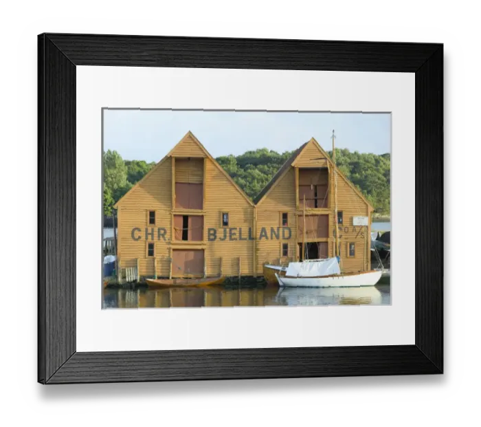 Framed Print : Historic, Stavanger Harbour
