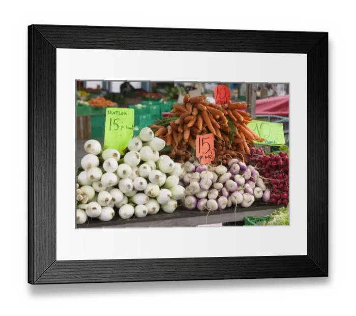 Framed Print : Vegetable marketStavanger Harbour, Norway Framed Print : Vegetable marketStavanger Harbour, Norway