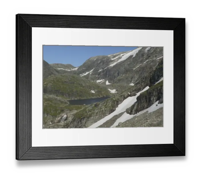 Framed Print : The steep and winding road to FOLGEFONNA GLACIER offers dramatic Vistas of fjords Framed Print : The steep and winding road to FOLGEFONNA GLACIER offers dramatic Vistas of fjords