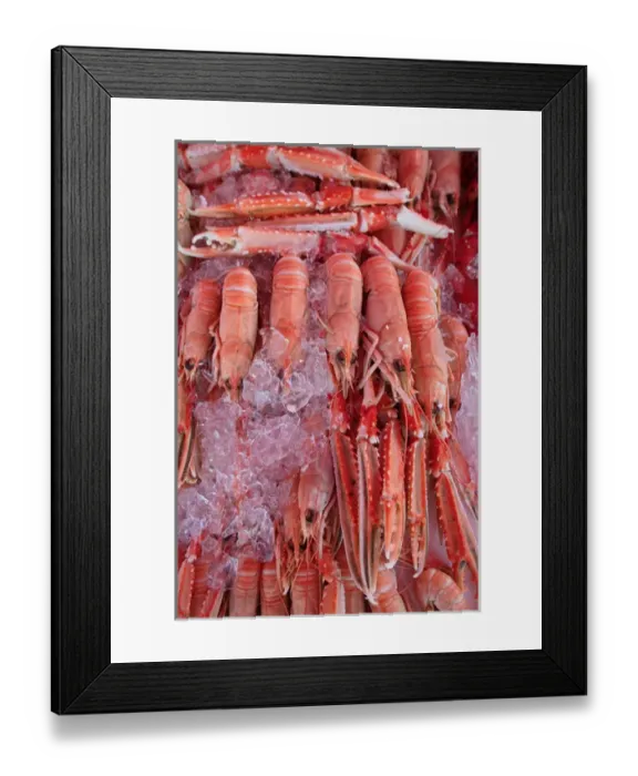 Framed Print : Crayfish, Bergens Fish Market Framed Print : Crayfish, Bergens Fish Market