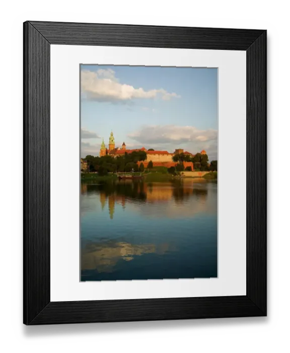 Framed Print : Wawel Hill with Royal Castle and Cathedral, Vistula River, Krakow, Poland Framed Print : Wawel Hill with Royal Castle and Cathedral, Vistula River, Krakow, Poland