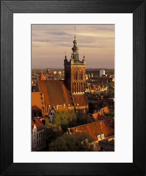 Framed Print : EUROPE, Poland, Pomerania, Gdansk St. Josephs Church