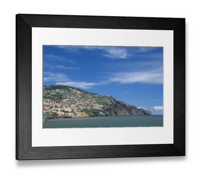 Framed Print : Portugal, Madeira Island, Funchal. Scenic view of the coast of Madeira, cliffs of Garajau Point Framed Print : Portugal, Madeira Island, Funchal. Scenic view of the coast of Madeira, cliffs of Garajau Point