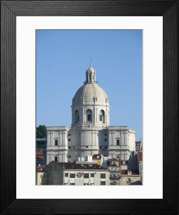 Framed Print : Europe, Portugal, Lisbon (aka Lisboa). Baroque National Pantheon (aka Igreja de Santa Framed Print : Europe, Portugal, Lisbon (aka Lisboa). Baroque National Pantheon (aka Igreja de Santa