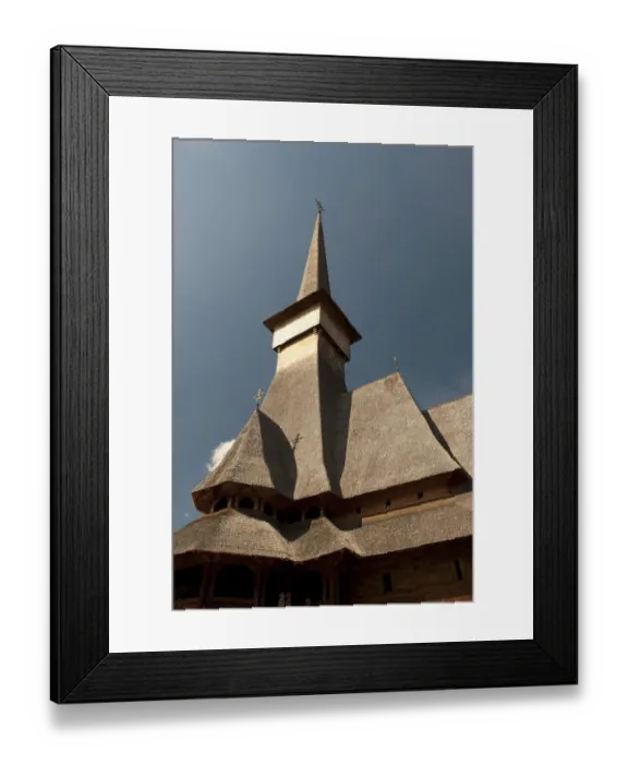 Framed Print : Romania, Mara mures, Traditional old wood Ortodox church Framed Print : Romania, Mara mures, Traditional old wood Ortodox church