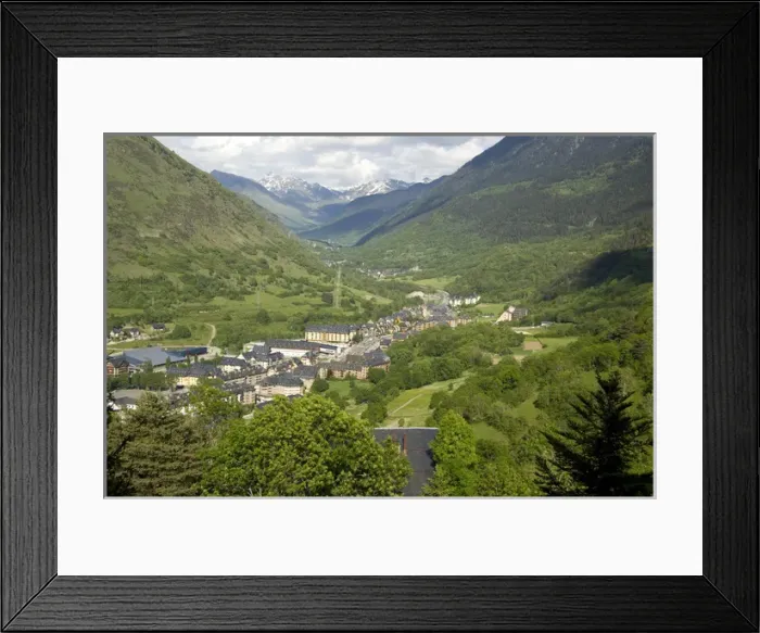 Framed Print : Spain, Catalonia, Aran Valley, Vielha. Ski resort area in the Pyrenees Framed Print : Spain, Catalonia, Aran Valley, Vielha. Ski resort area in the Pyrenees
