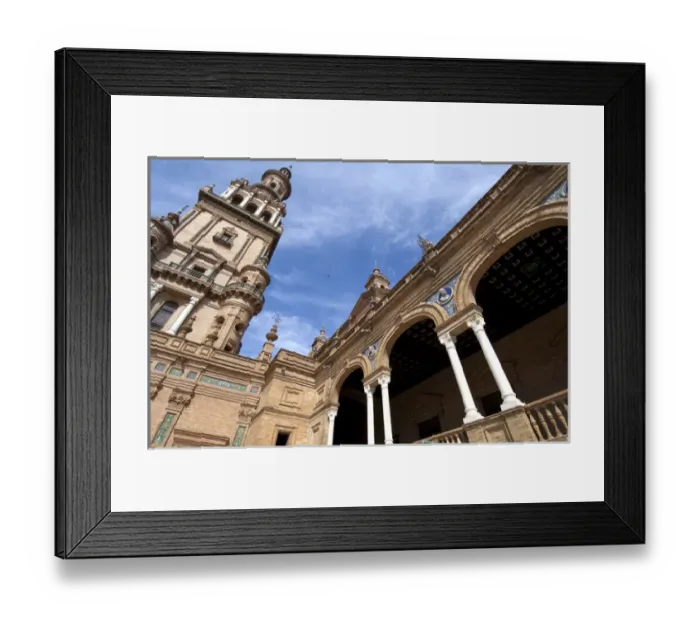 Framed Print : Spain, Seville. The Spanish Square (aka Plaza de Espana). Built in 1929 for Ibero-American Framed Print : Spain, Seville. The Spanish Square (aka Plaza de Espana). Built in 1929 for Ibero-American