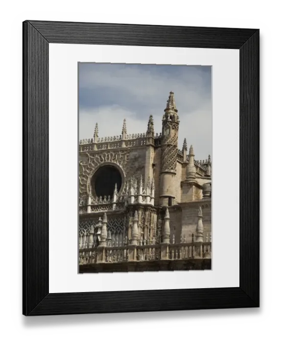 Framed Print : Spain, Cadiz Province, Seville. 15th century Gothic  /  Renaissance Seville Cathedral