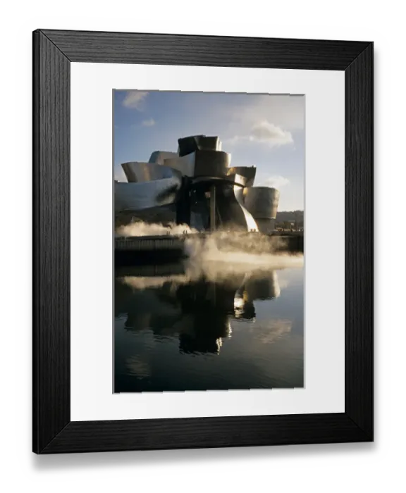 Framed Print : Guggenheim Museum, Bilbao, Basque Country, Spain Ria de Bilbao Framed Print : Guggenheim Museum, Bilbao, Basque Country, Spain Ria de Bilbao