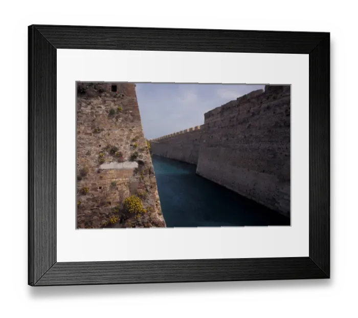 Framed Print : Europe, Spain (near northern Africa), Ceuta, royal walls and waterway Framed Print : Europe, Spain (near northern Africa), Ceuta, royal walls and waterway