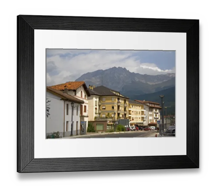Framed Print : The town of Potes, Liebana, Cantabria, northwestern Spain Framed Print : The town of Potes, Liebana, Cantabria, northwestern Spain
