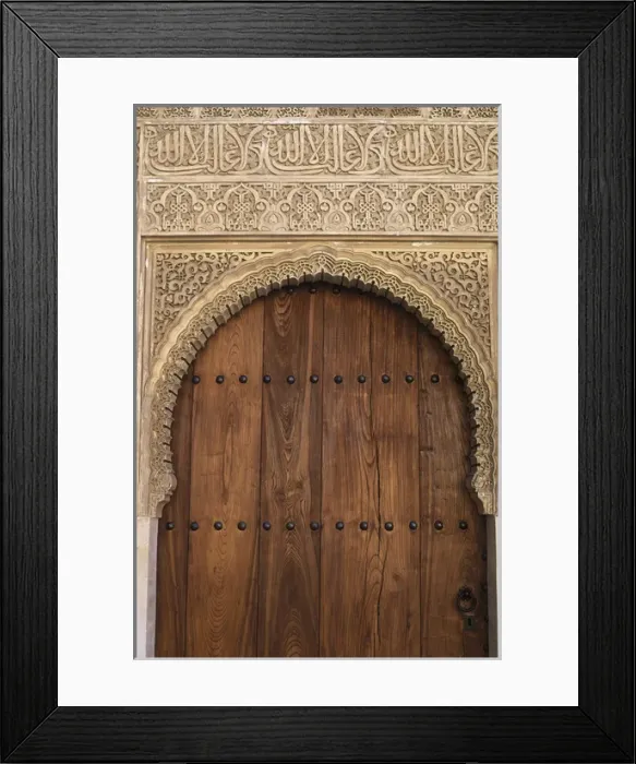 Framed Print : Spain, Granada, Alhambra, legendary Moorish Palace interior details Framed Print : Spain, Granada, Alhambra, legendary Moorish Palace interior details