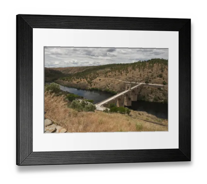 Framed Print : Border between Spain and Portugal Salorino Extremadura, SPAIN RANGE: Europe Framed Print : Border between Spain and Portugal Salorino Extremadura, SPAIN RANGE: Europe