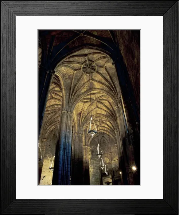Framed Print : Church of Santa Maria. Built between the XII and XV centuries. Transitional style Framed Print : Church of Santa Maria. Built between the XII and XV centuries. Transitional style