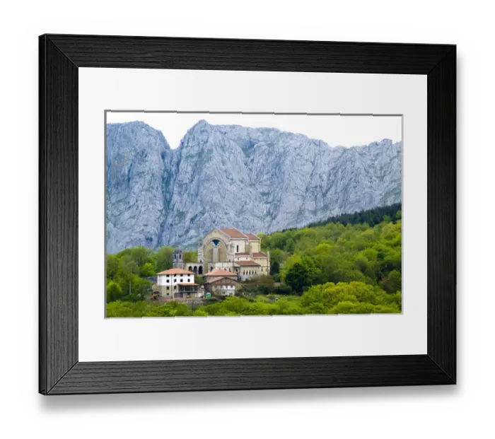 Framed Print : Urkiola Natural Park. Urkiola Sanctuary. Biscay province. Basque Country. Spain Framed Print : Urkiola Natural Park. Urkiola Sanctuary. Biscay province. Basque Country. Spain