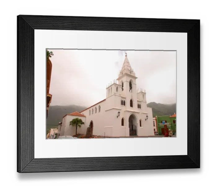 Framed Print : Spain, Canary Islands, Tenerife, church Framed Print : Spain, Canary Islands, Tenerife, church