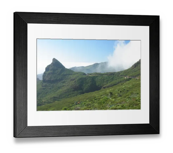 Framed Print : Spain, Canary Islands, Tenerife, mountain road Framed Print : Spain, Canary Islands, Tenerife, mountain road