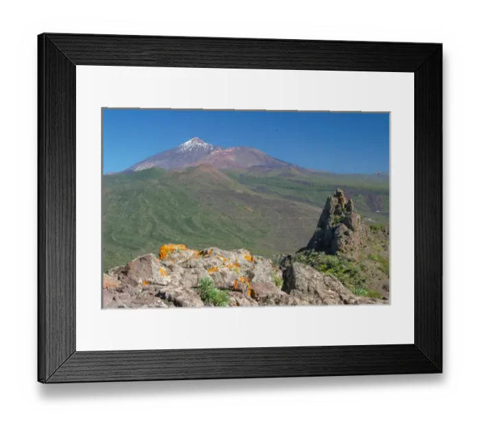 Framed Print : Spain, Canary Islands, Tenerife, looking to Teide mountain