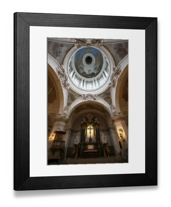Framed Print : Sweden. Stockholm. The 1731 altarpiece of Baroque style Gustaf Vasa Kyrka (Gustaf Framed Print : Sweden. Stockholm. The 1731 altarpiece of Baroque style Gustaf Vasa Kyrka (Gustaf