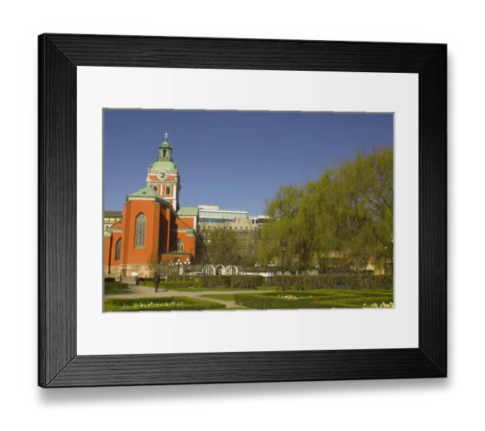 Framed Print : Sweden. Stockholm. Norrmalm. Kungstradgarden Garden in spring Framed Print : Sweden. Stockholm. Norrmalm. Kungstradgarden Garden in spring