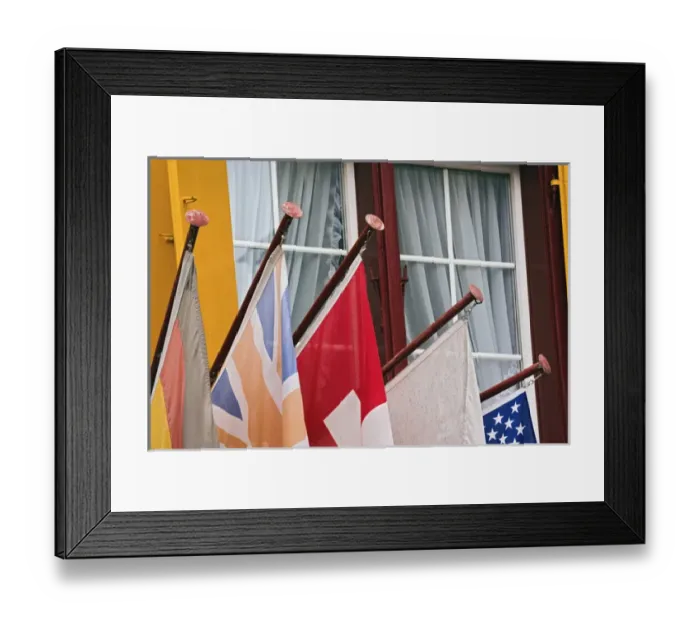 Framed Print : Various Swiss flags, Appenzeller, Switzerland Framed Print : Various Swiss flags, Appenzeller, Switzerland