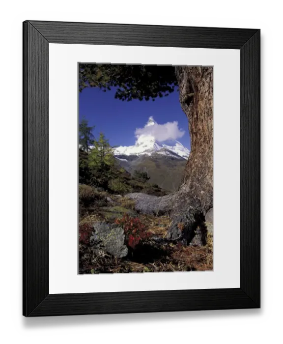 Framed Print : Europe, Switzerland, Zermatt. The Matterhorn Framed Print : Europe, Switzerland, Zermatt. The Matterhorn