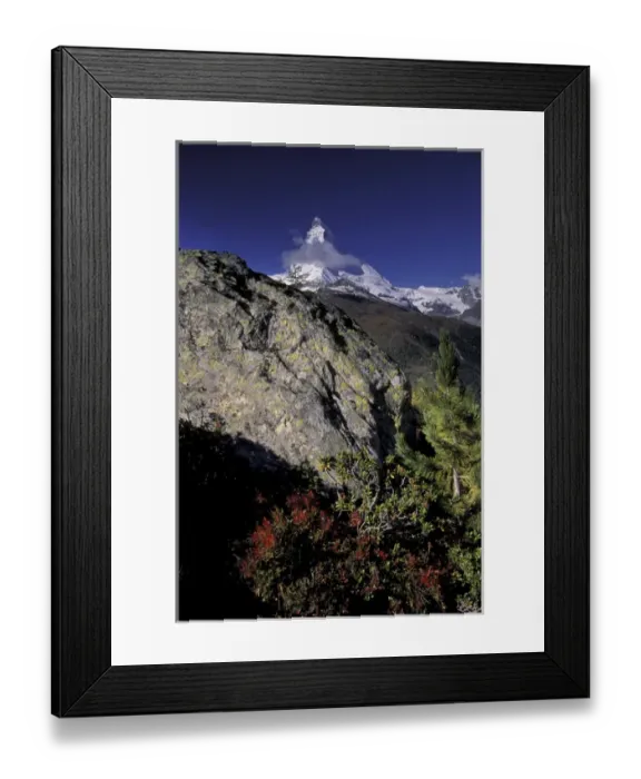 Framed Print : Europe, Switzerland, Zermatt. The Matterhorn Framed Print : Europe, Switzerland, Zermatt. The Matterhorn