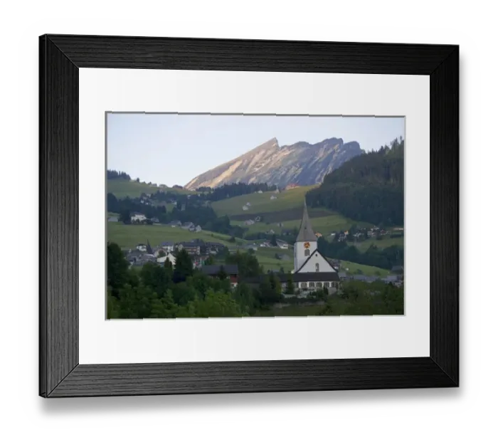Framed Print : Amden, Switzerland at dusk. switzerland, swiss, europe, european, travel, tourism Framed Print : Amden, Switzerland at dusk. switzerland, swiss, europe, european, travel, tourism