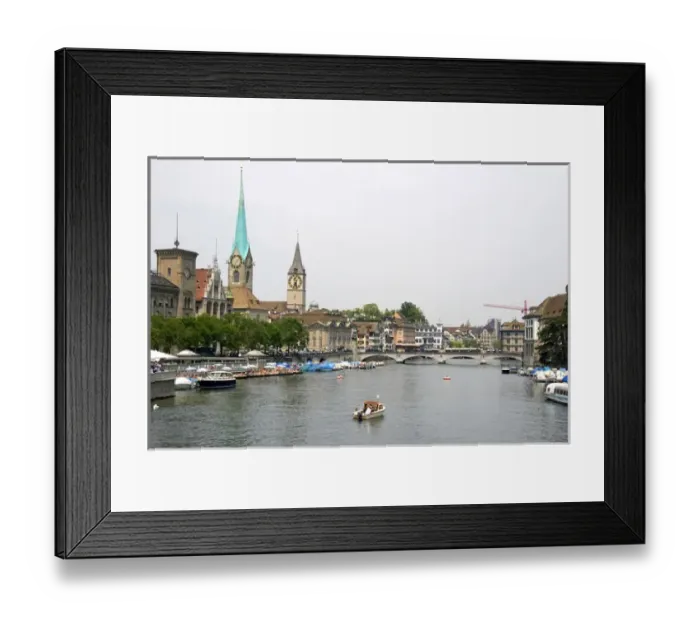Framed Print : Limmat River in Zurich, Switzerland. switzerland, swiss, europe, european Framed Print : Limmat River in Zurich, Switzerland. switzerland, swiss, europe, european