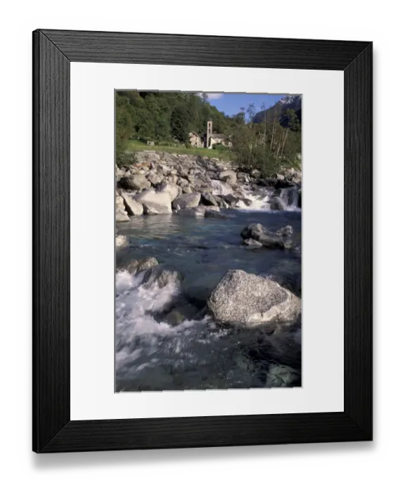 Framed Print : EU, Switzerland, Ticino Region, Village of Foroglio, Val Bavona Framed Print : EU, Switzerland, Ticino Region, Village of Foroglio, Val Bavona