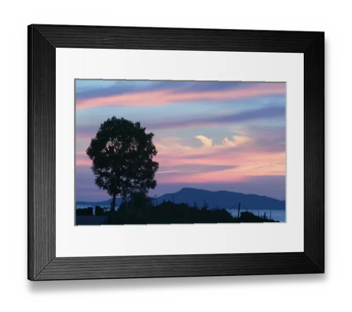 Framed Print : Fjord sunset, Bonka Fjorden, looking to the North Sea Framed Print : Fjord sunset, Bonka Fjorden, looking to the North Sea