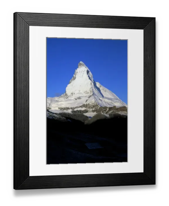 Framed Print : Europe, Switzerland, Zermat Region, Matterhorn Framed Print : Europe, Switzerland, Zermat Region, Matterhorn
