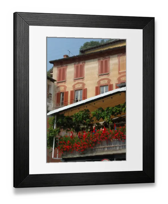 Framed Print : 05. Switzerland, Lugano, Lake Lugano, lakeside villa Framed Print : 05. Switzerland, Lugano, Lake Lugano, lakeside villa