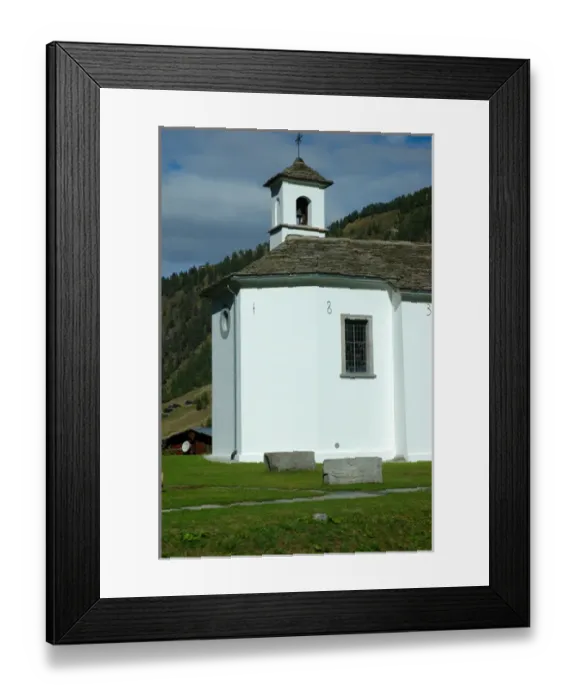 Framed Print : 05. Italy, Simplon Pass, country church Framed Print : 05. Italy, Simplon Pass, country church