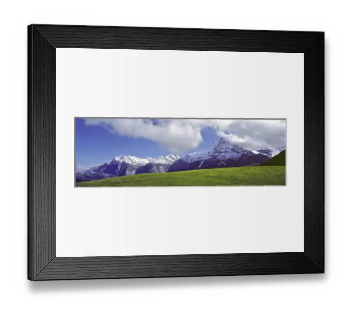 Framed Print : Europe, Switzerland, Mannlichen. Wetterhorn and the Eiger, both part of a World Heritage Site Framed Print : Europe, Switzerland, Mannlichen. Wetterhorn and the Eiger, both part of a World Heritage Site