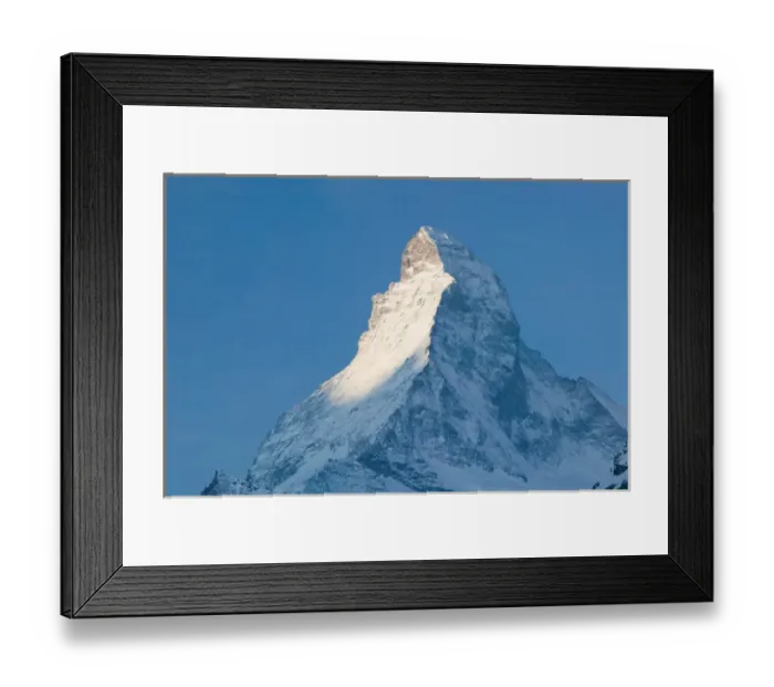 Framed Print : SWITZERLAND-Wallis / Valais-ZERMATT: Morning Light on the Matterhorn / Dawn Framed Print : SWITZERLAND-Wallis / Valais-ZERMATT: Morning Light on the Matterhorn / Dawn