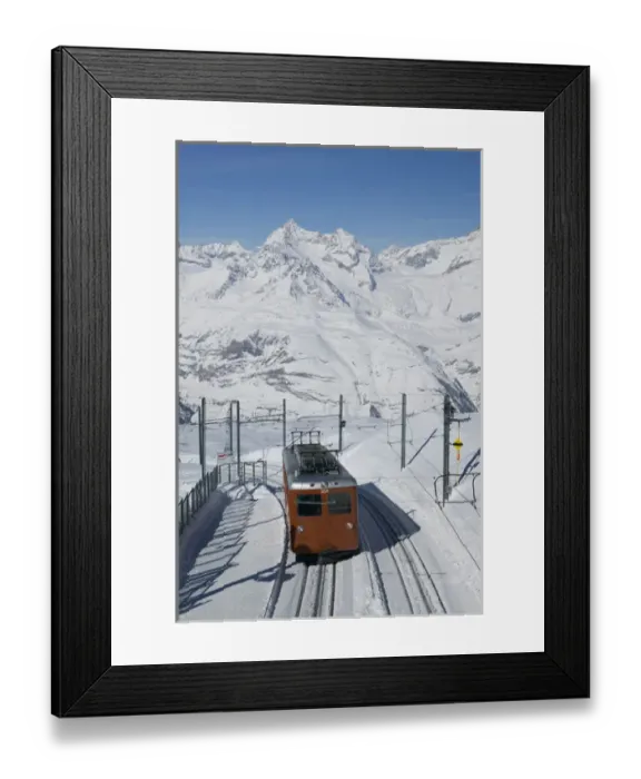 Framed Print : SWITZERLAND-Wallis / Valais-ZERMATT: Gornergrat Mountain (el. 3089 meters)-Gornergrat Framed Print : SWITZERLAND-Wallis / Valais-ZERMATT: Gornergrat Mountain (el. 3089 meters)-Gornergrat