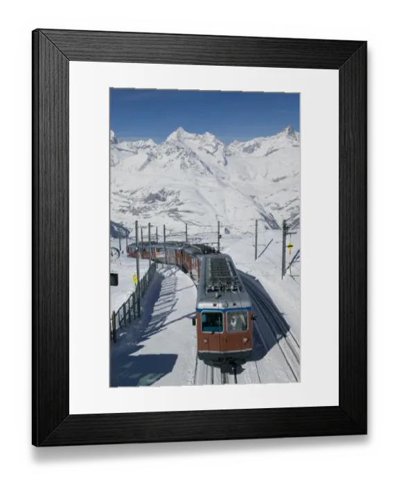 Framed Print : SWITZERLAND-Wallis / Valais-ZERMATT: Gornergrat Mountain (el. 3089 meters)-Gornergrat Framed Print : SWITZERLAND-Wallis / Valais-ZERMATT: Gornergrat Mountain (el. 3089 meters)-Gornergrat