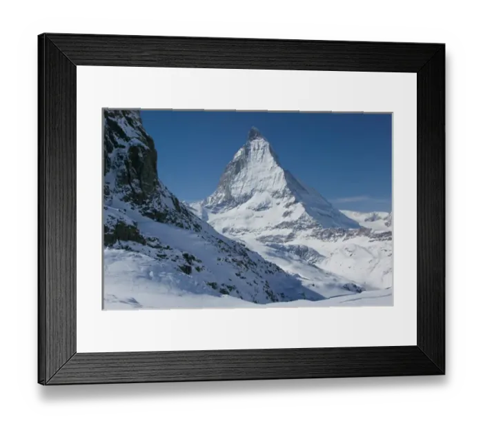 Framed Print : SWITZERLAND-Wallis / Valais-ZERMATT: Rotenboden (el. 2815 meters)-View of the Matterhorn Framed Print : SWITZERLAND-Wallis / Valais-ZERMATT: Rotenboden (el. 2815 meters)-View of the Matterhorn