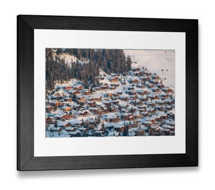 Framed Print : SWITZERLAND-Wallis / Valais-VERBIER: Ski Resort / Winter Town View & Ski Chalets Framed Print : SWITZERLAND-Wallis / Valais-VERBIER: Ski Resort / Winter Town View & Ski Chalets