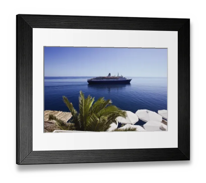 Framed Print : Cruise Ship in the Adriatic Sea leaving the historic harbor of Dubrovnik, Croatia Framed Print : Cruise Ship in the Adriatic Sea leaving the historic harbor of Dubrovnik, Croatia